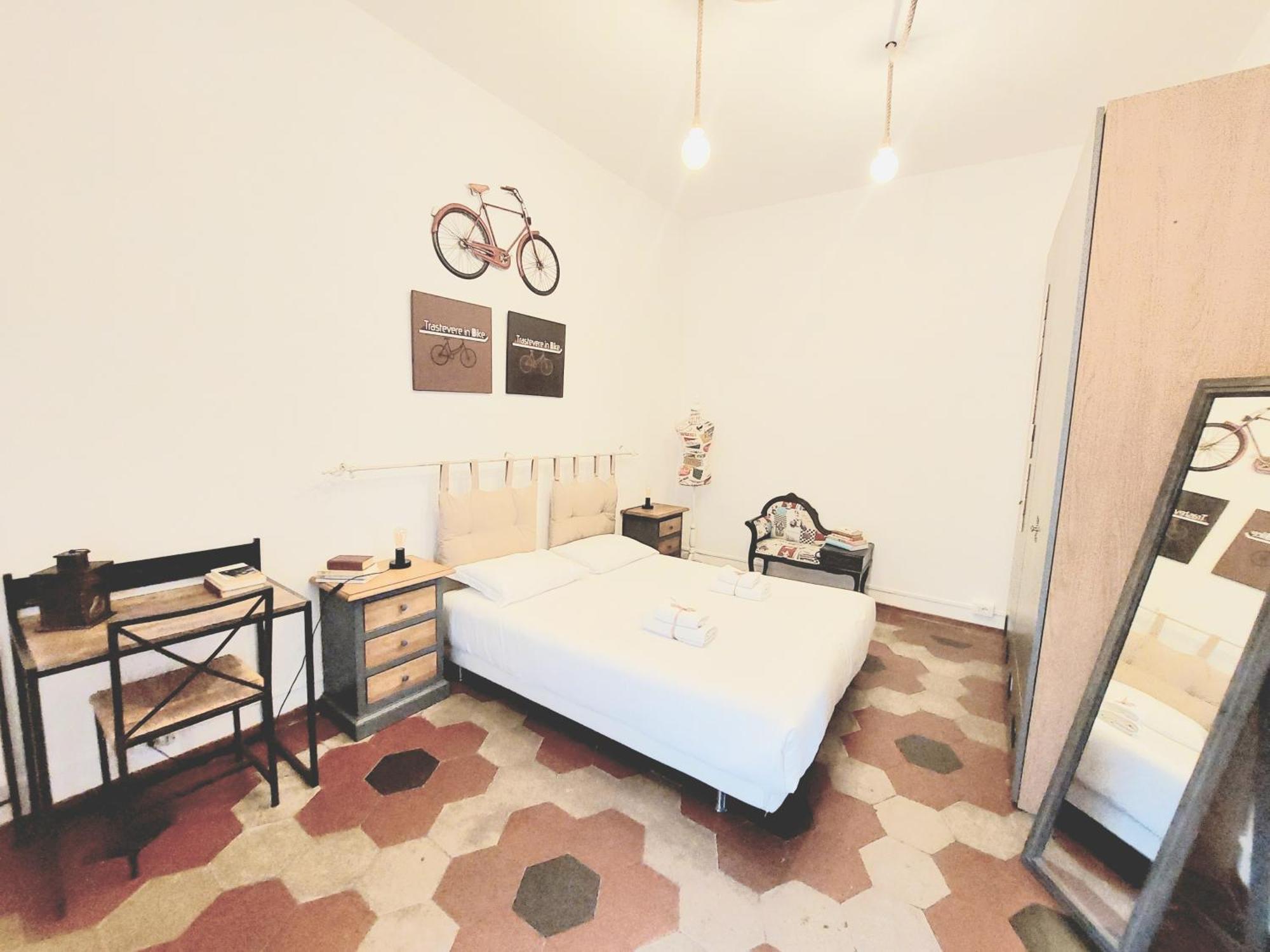 Trastevere In Bike - Con Wi-Fi E Ac Rome Extérieur photo
